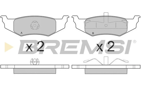 Brake Pad Set, disc brake (BP3216)