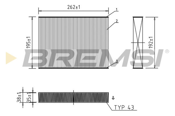 Filter, cabin air (FC0469)