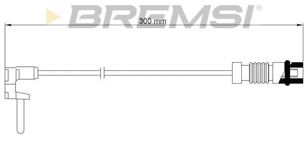 Warning Contact, brake pad wear (WI0760)