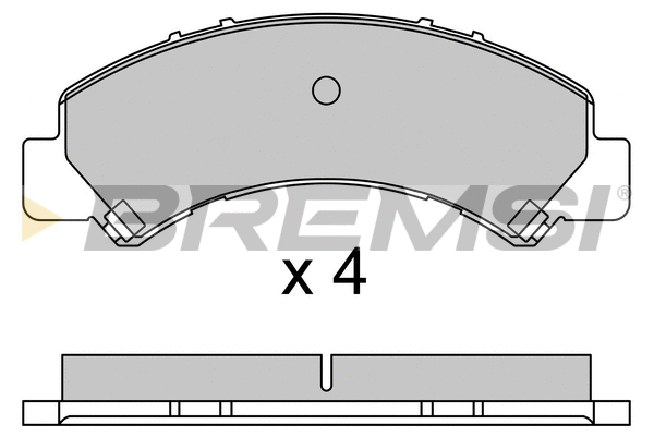 Brake Pad Set, disc brake (BP3650)