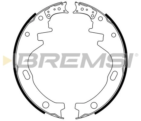 Brake Shoe Set (GF0848)