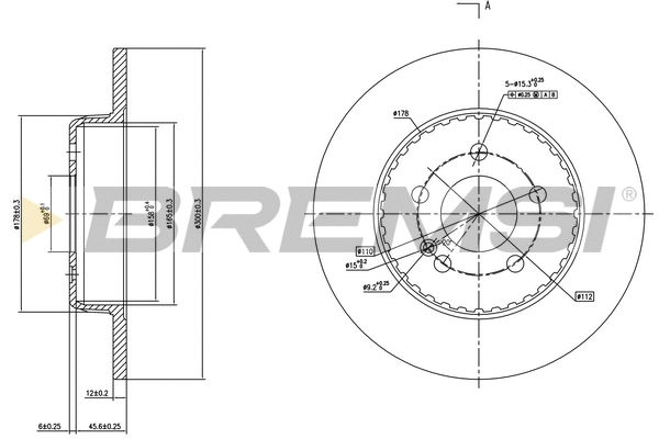 Brake Disc (CD7317S)
