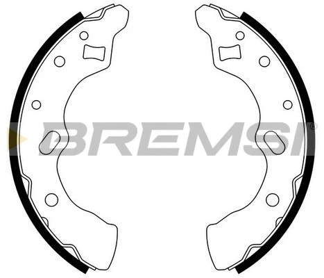 Brake Shoe Set (GF0790)