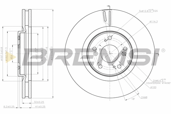 Brake Disc (CD7777V)