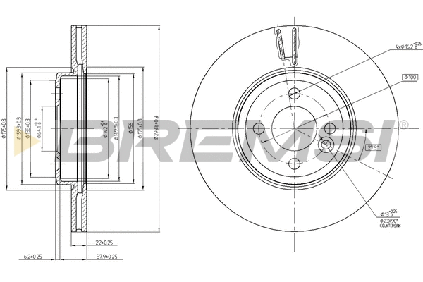 Brake Disc (CD7711V)
