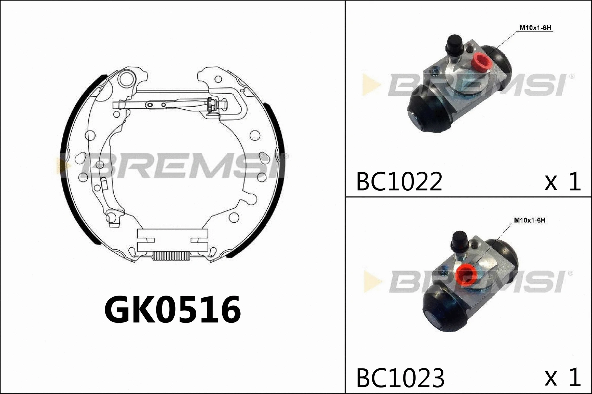 Brake Shoe Set (GK0516)
