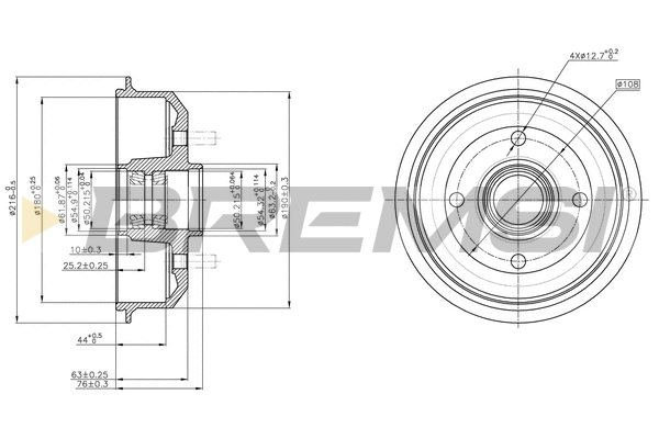 Brake Drum (CR5054)