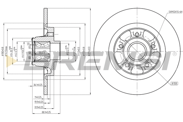 Brake Disc (CD7734S)