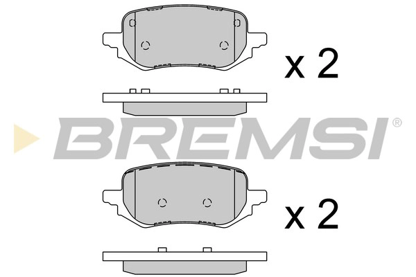 Brake Pad Set, disc brake (BP3919)