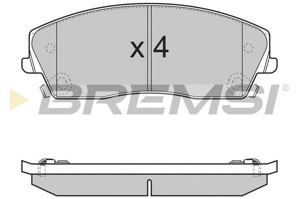 Brake Pad Set, disc brake (BP3389)
