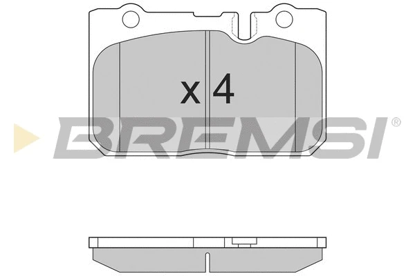Brake Pad Set, disc brake (BP2858)