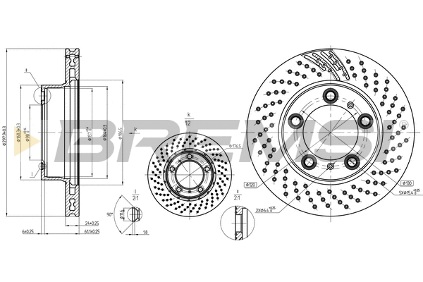Brake Disc (CD8027VRD)