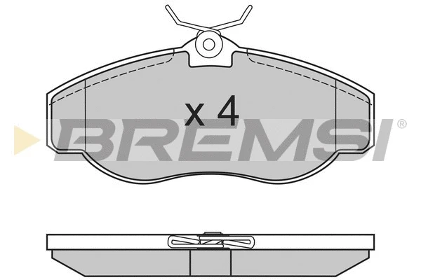 Brake Pad Set, disc brake (BP2661)