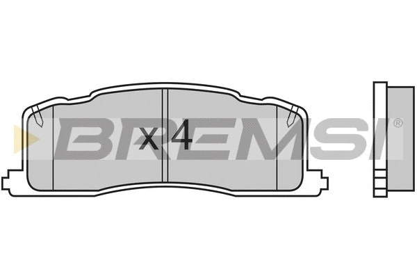 Brake Pad Set, disc brake (BP2538)