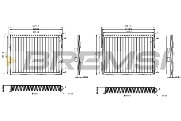 Filter, cabin air (FC0968C)
