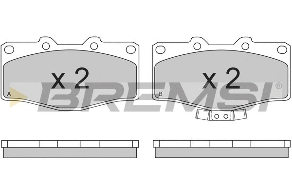 Brake Pad Set, disc brake (BP2618)