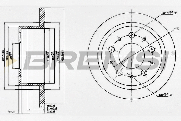Brake Disc (CD7823S)