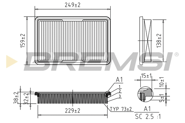 Air Filter (FA2054)