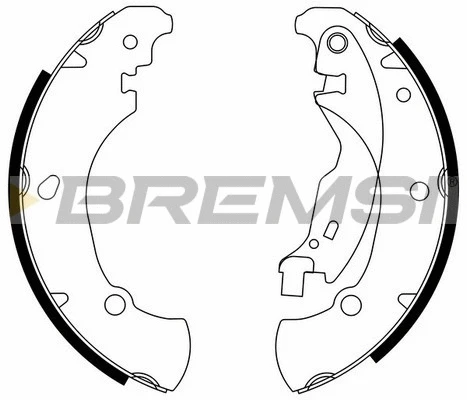 Brake Shoe Set (GF0180)