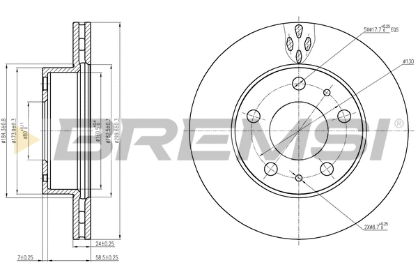 Brake Disc (CD7171V)