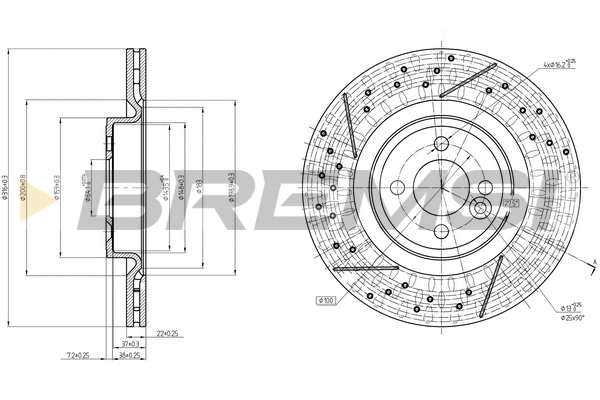 Brake Disc (CD8121V)