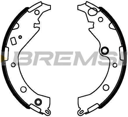 Brake Shoe Set (GF0989)