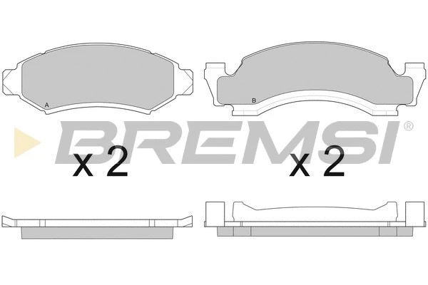Brake Pad Set, disc brake (BP2798)