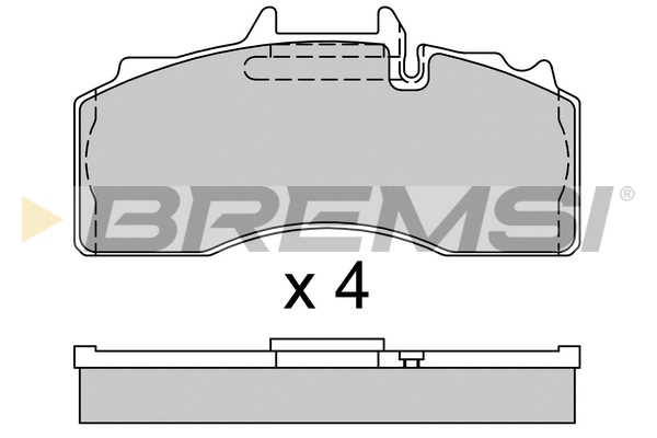 Brake Pad Set, disc brake (BP7334)