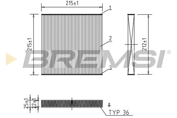 Filter, cabin air (FC0439)
