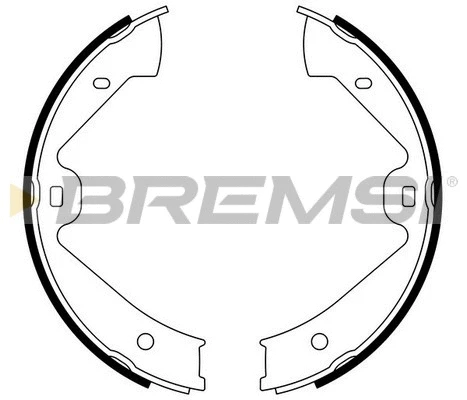 Brake Shoe Set, parking brake (GF0562)