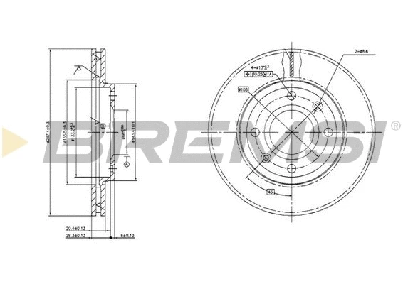 Brake Disc (CD6214V)