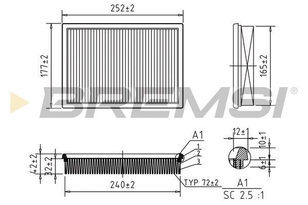 Air Filter (FA1251)