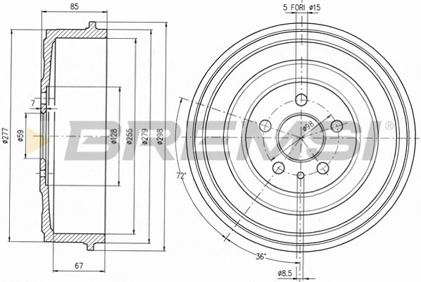 Brake Drum (CR5262)