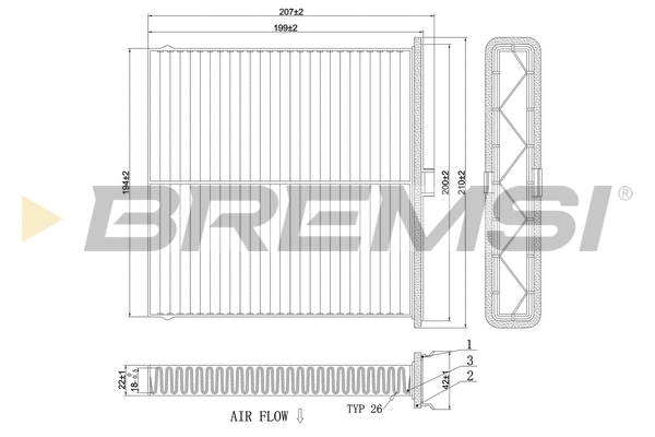 Filter, cabin air (FC0896)