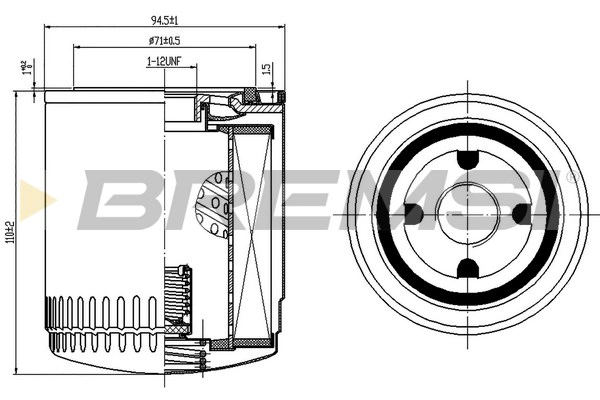 Oil Filter (FL1775)