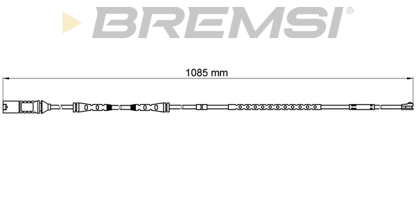 Warning Contact, brake pad wear (WI0677)