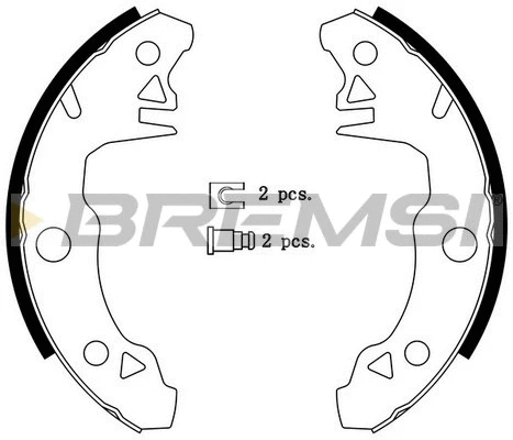 Brake Shoe Set (GF0413)