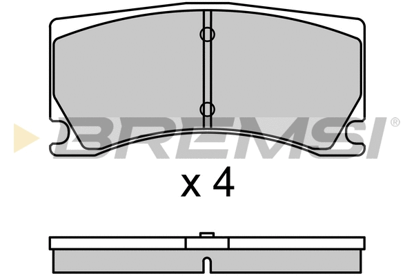 Brake Pad Set, disc brake (BP3699)