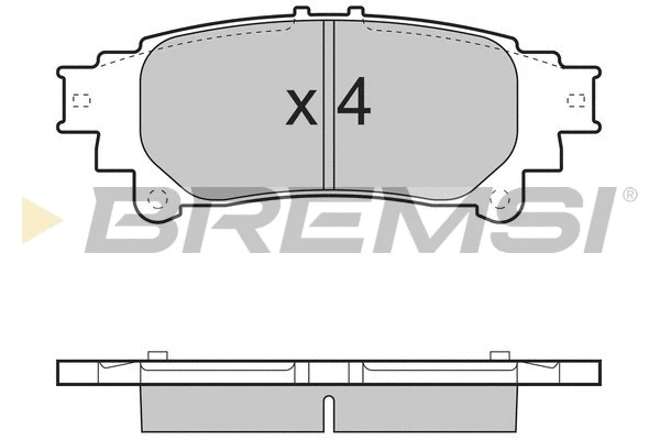 Brake Pad Set, disc brake (BP3534)