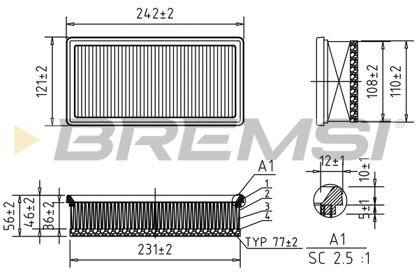 Air Filter (FA1067)