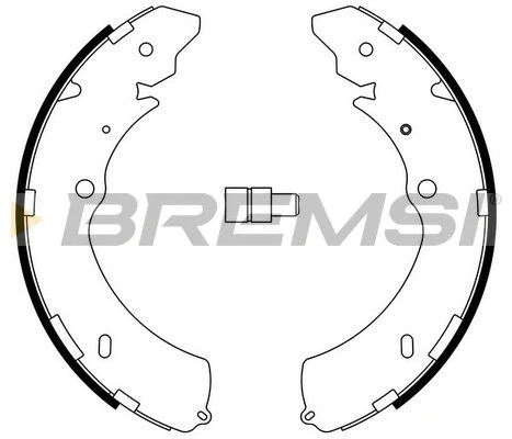 Brake Shoe Set (GF0755)