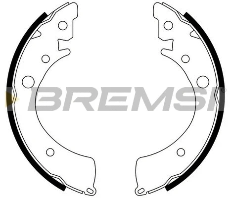 Brake Shoe Set (GF0701)