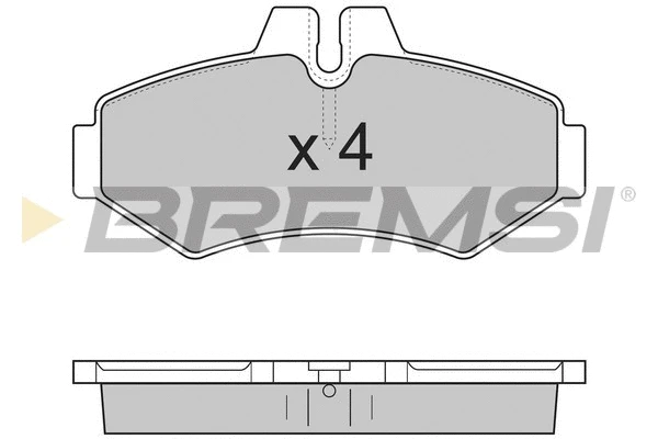 Brake Pad Set, disc brake (BP2845)
