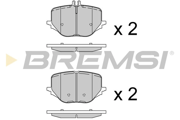 Brake Pad Set, disc brake (BP3937)