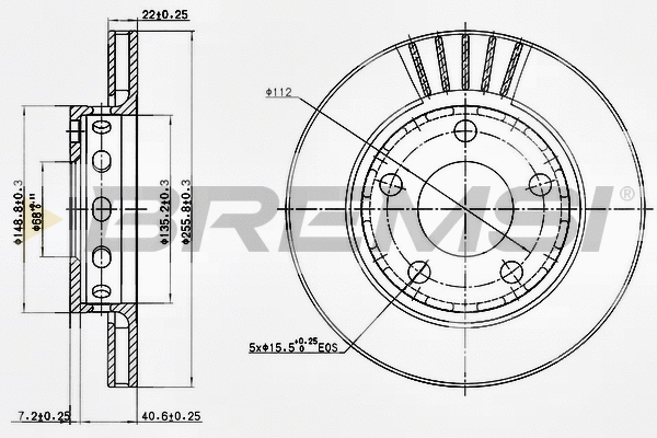 Brake Disc (CD7887V)