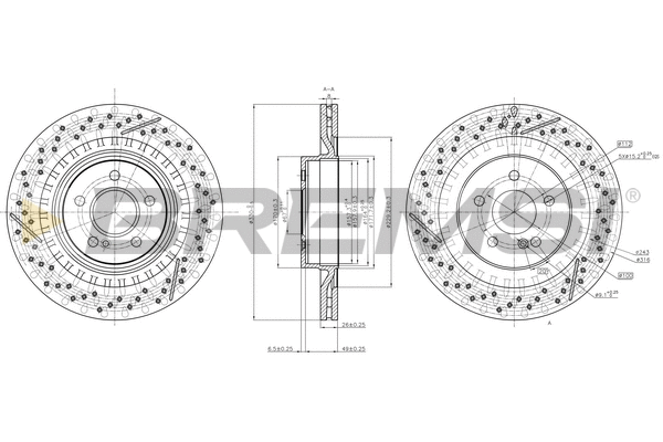 Brake Disc (CD8427V)