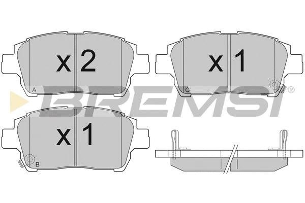 Brake Pad Set, disc brake (BP2931)