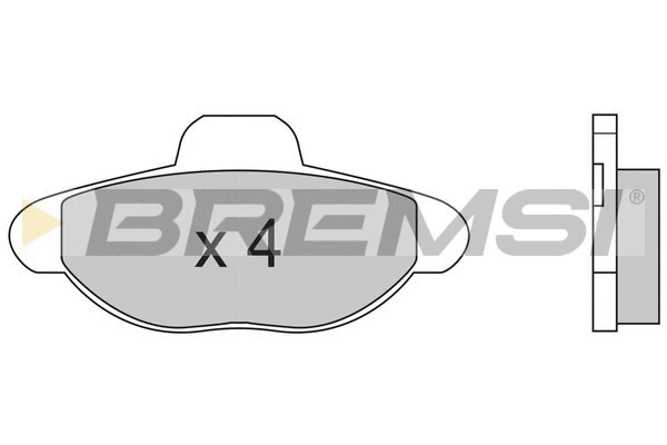 Brake Pad Set, disc brake (BP2552)