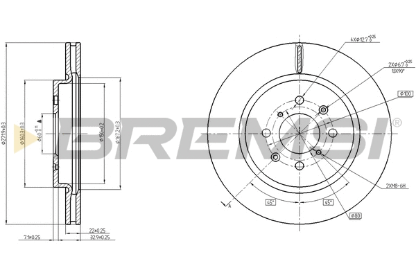 Brake Disc (CD8410V)