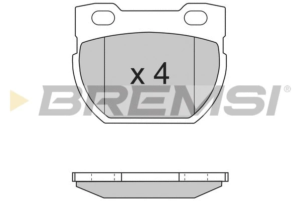 Brake Pad Set, disc brake (BP2716)